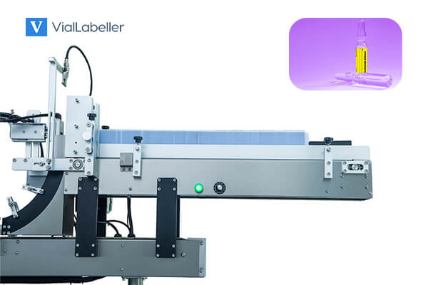 automatic horizontal ampoule labeling machine