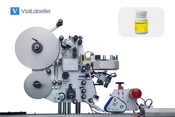 Round Bottle Label machine for Vitamin Bottles