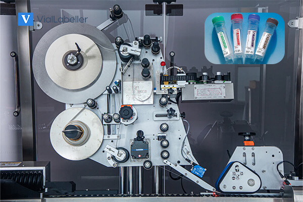 tube labeler for blood collection tube